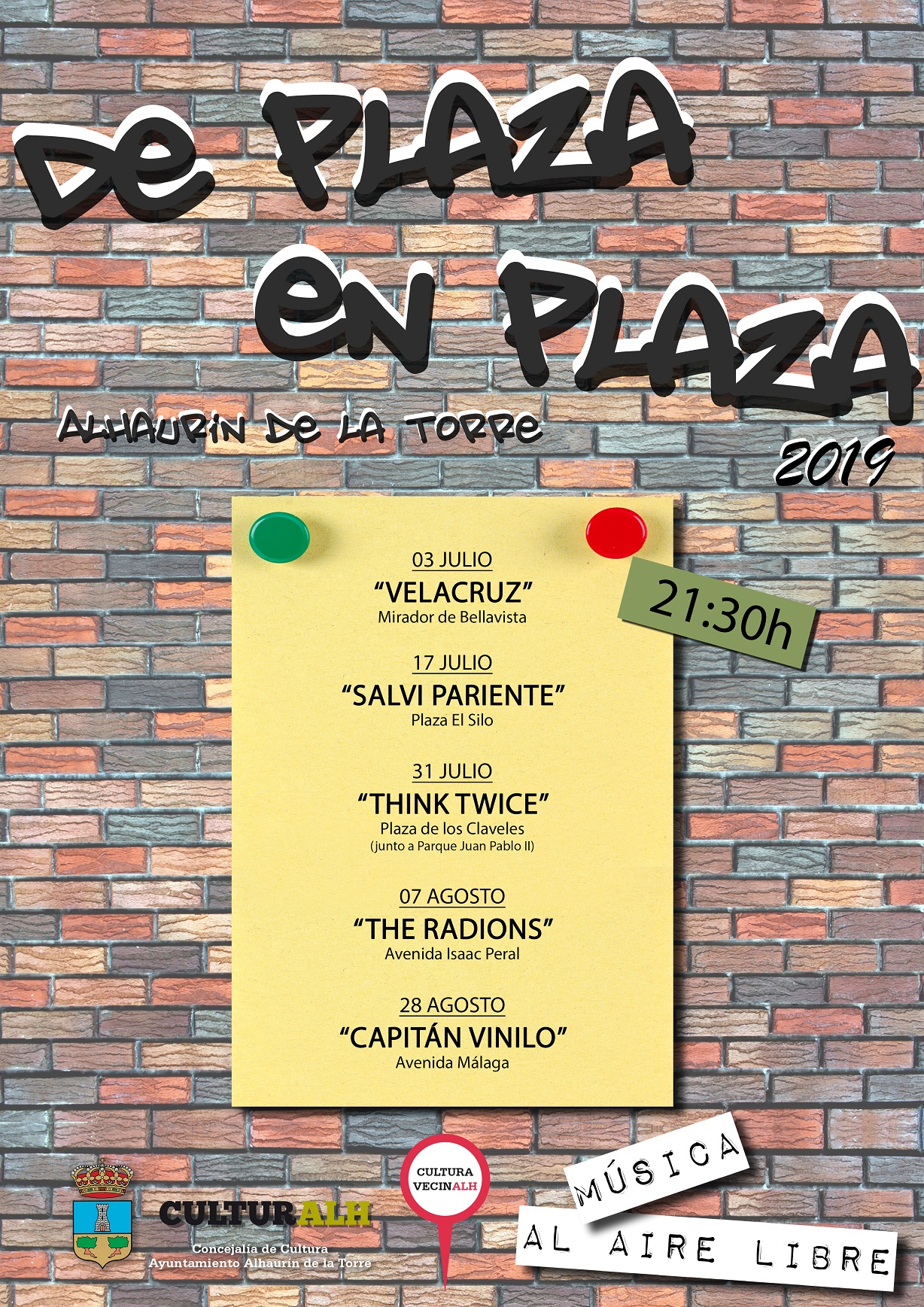 Cartel De plaza en plaza 2019
