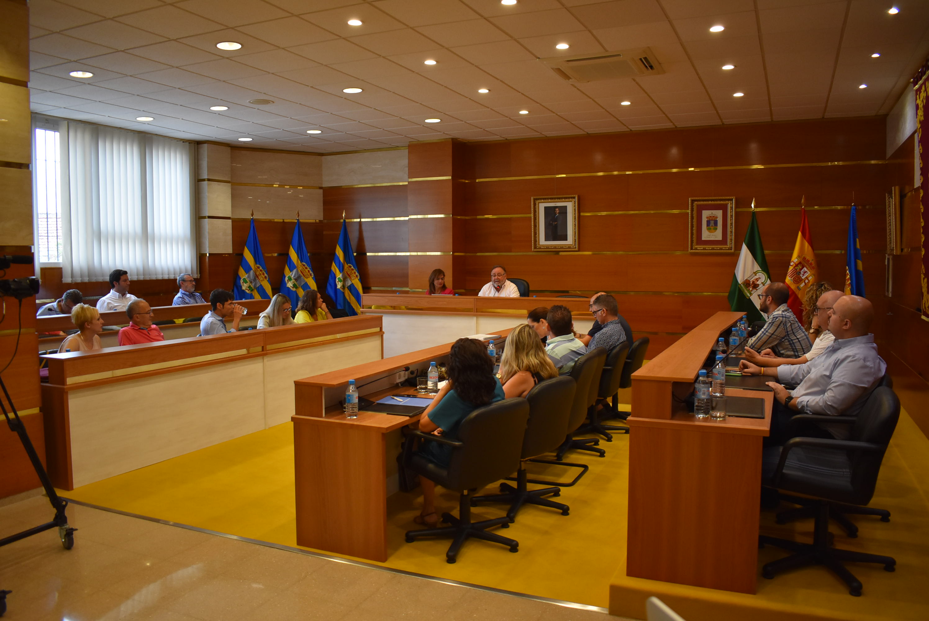 vista general del Pleno en su sesión de hoy jueves