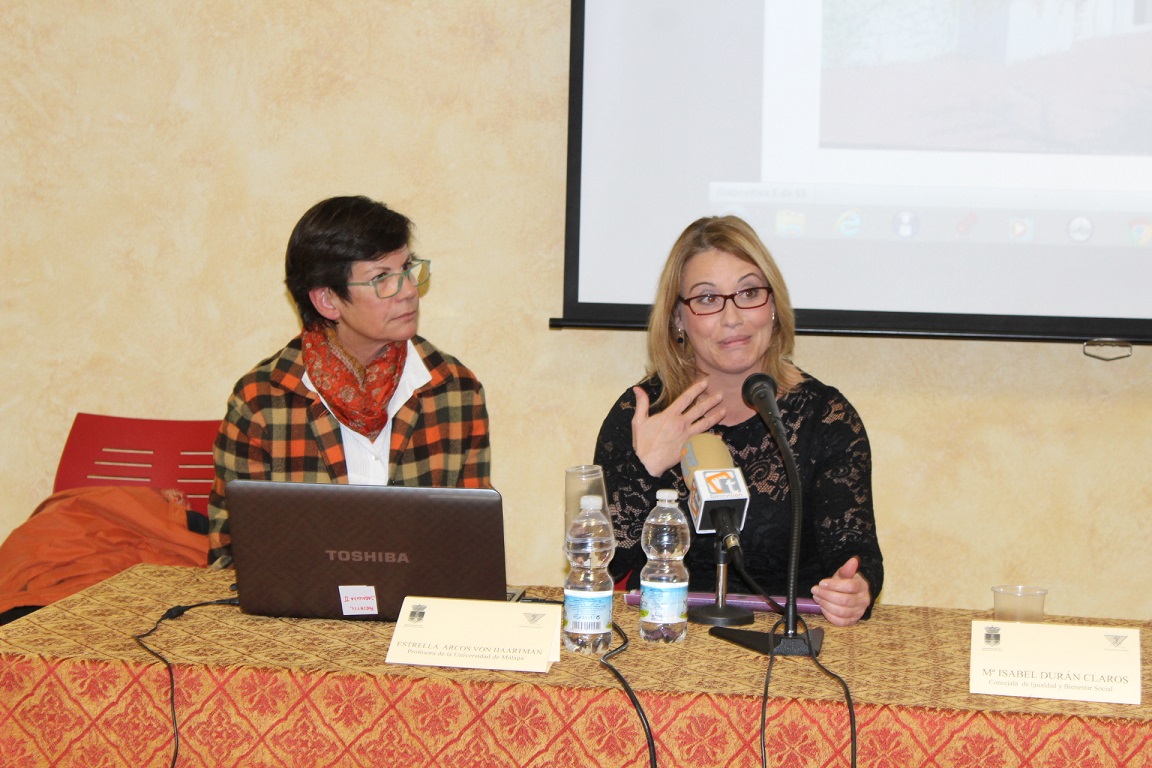 Estrella Arcos von Haartman, en una conferencia en 2016