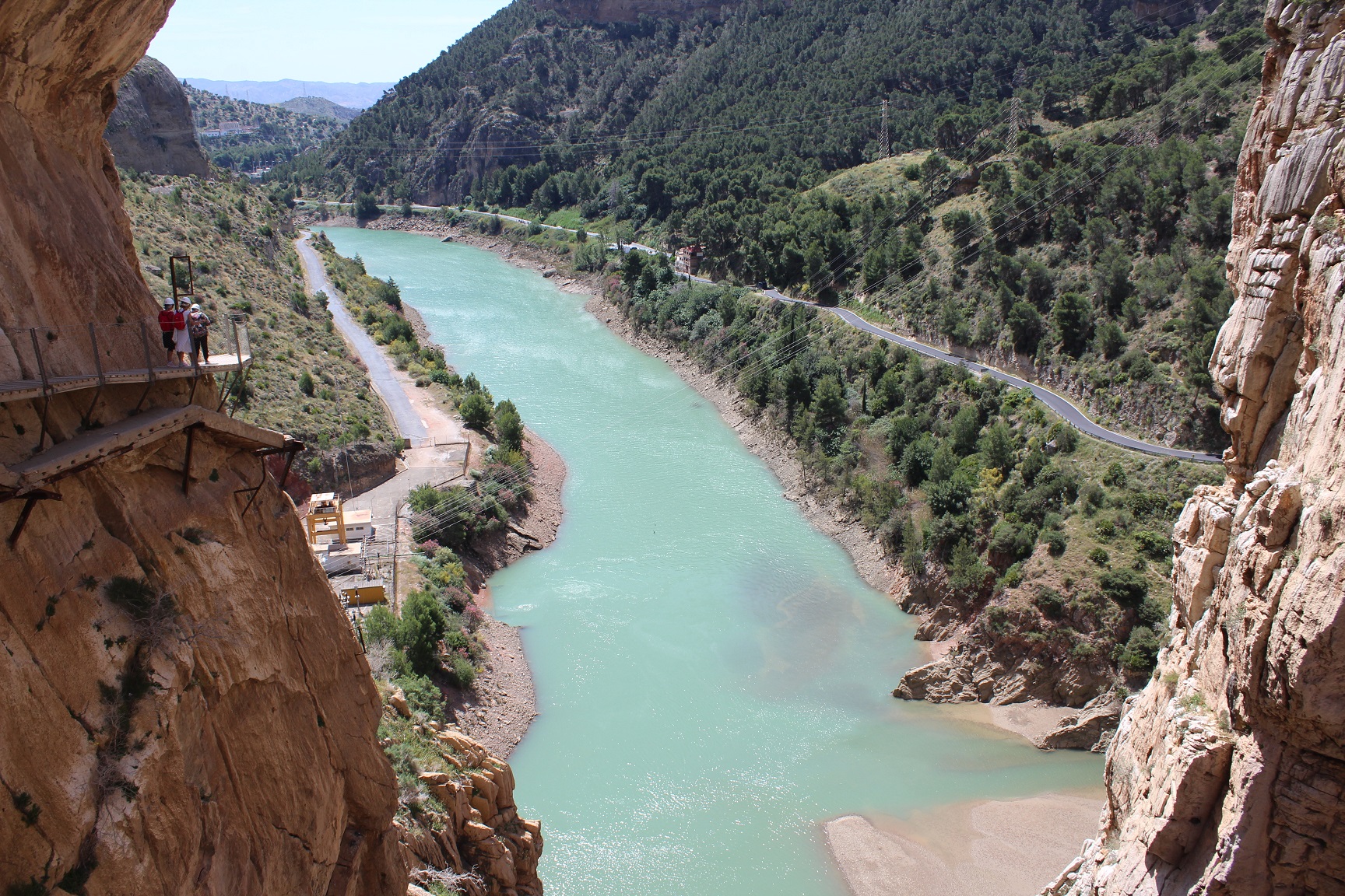 Panorámica del entorno del Caminito del Rey