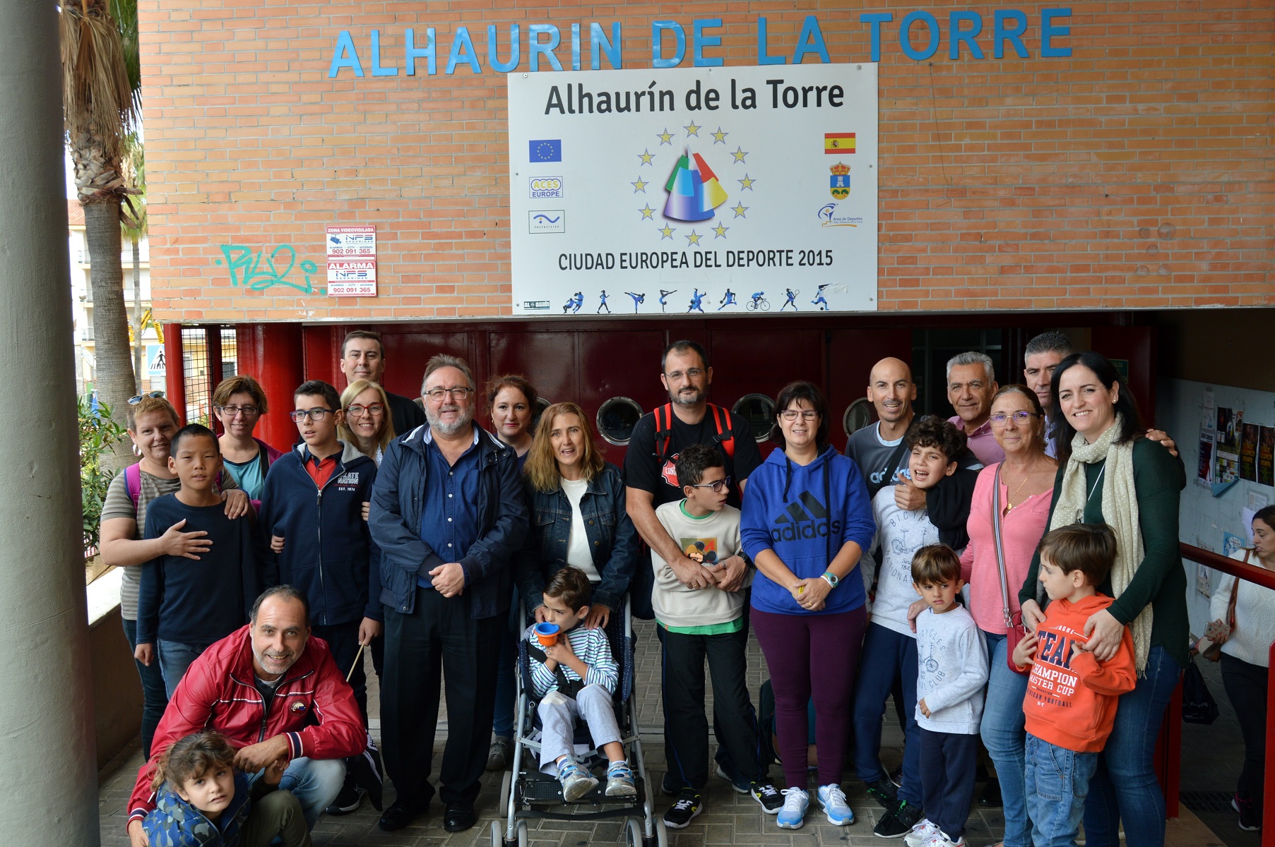 Participantes en la primera jornada del deporte para todos