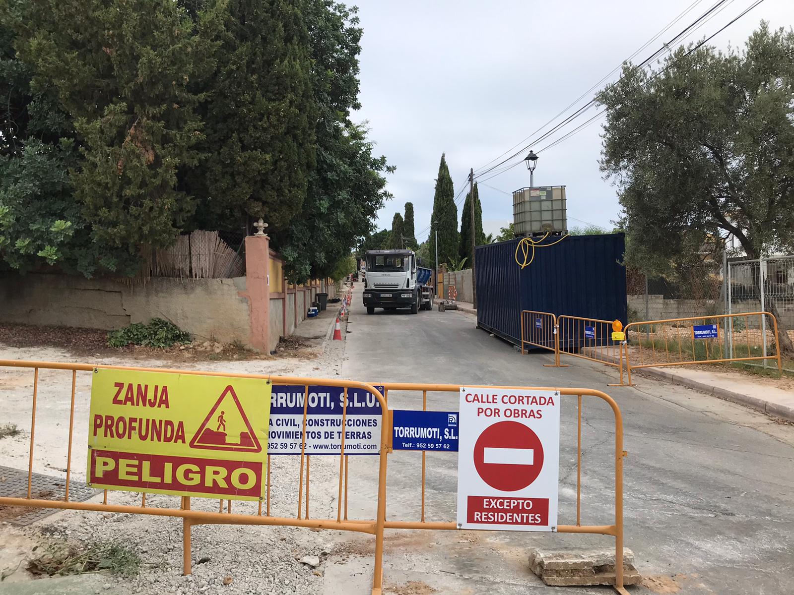 Calle Ronda en obras