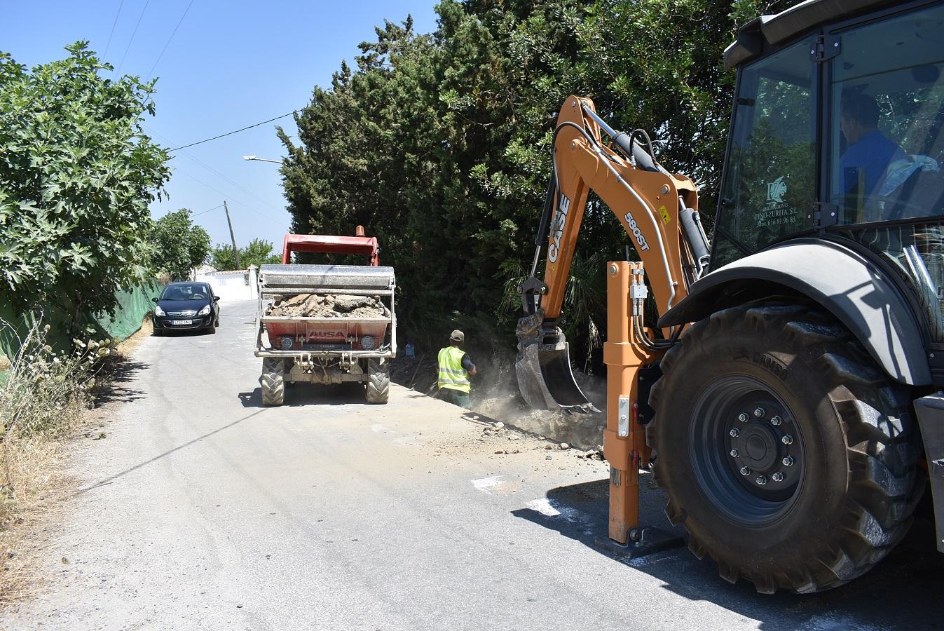 Obras de mejora de cinco caminos rurales