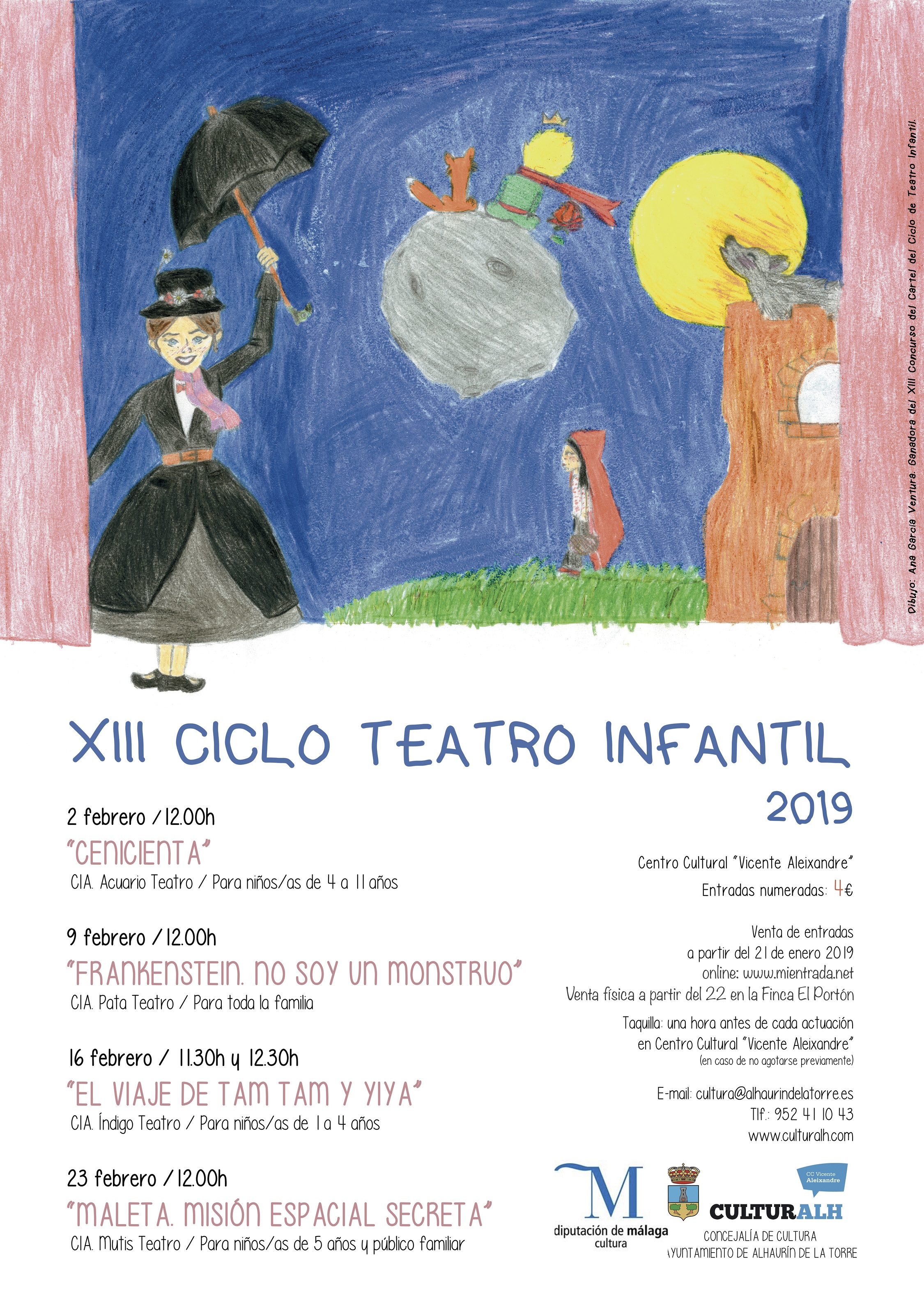 El XIII Ciclo de Teatro Infantil suma cuatro obras para acercar las artes  escénicas a toda la familia - Ayuntamiento de Alhaurín de la Torre