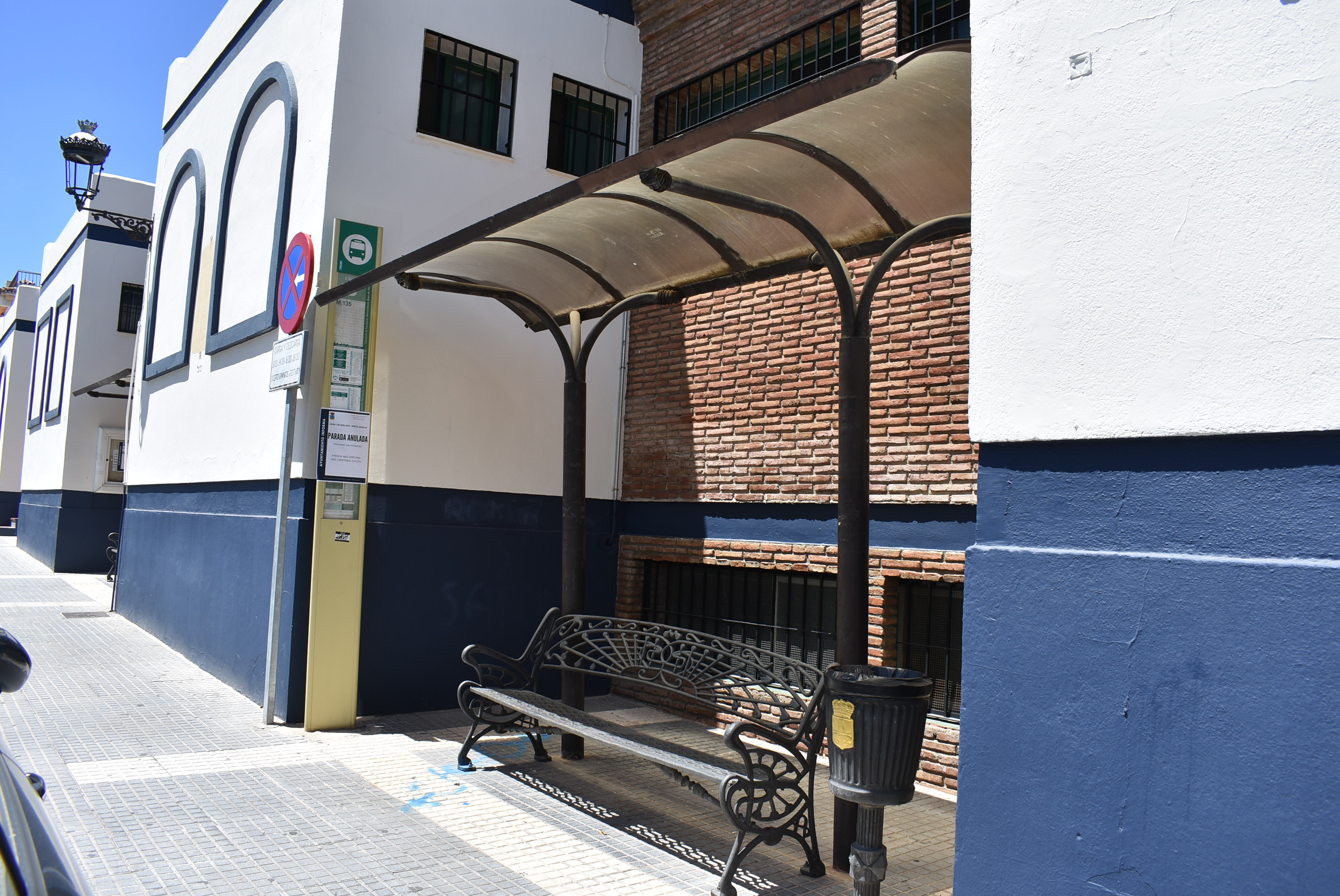 Parada anulada en avenida de San Sebastián