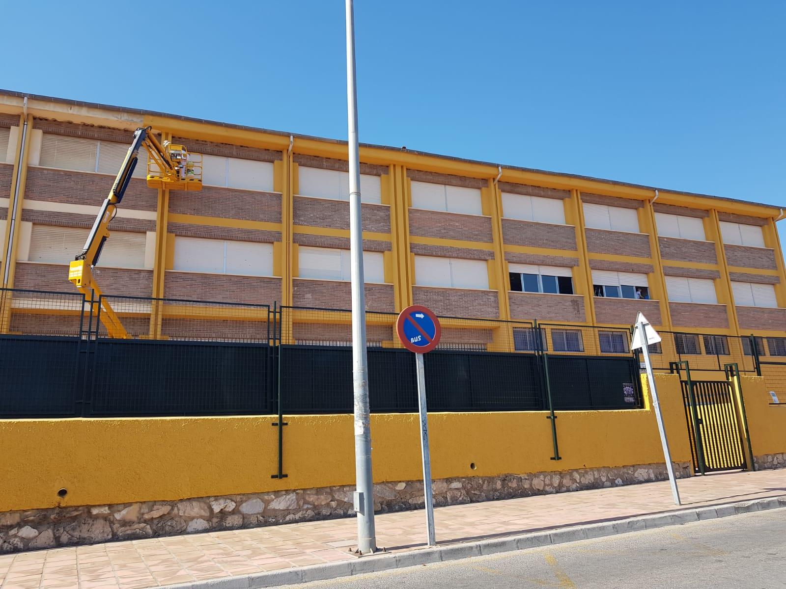 Avanzan las obras en los colegios
