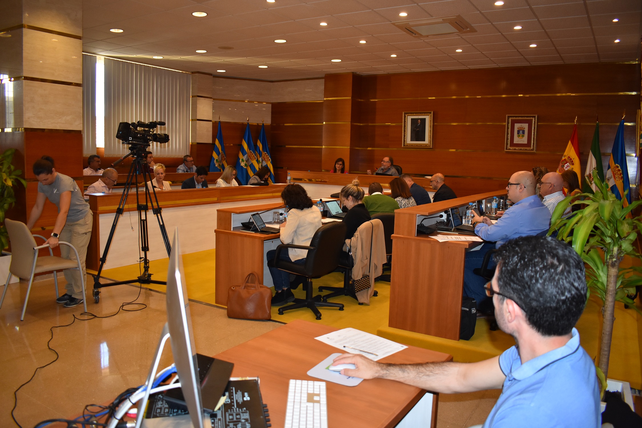 Instante del Pleno Municipal de octubre