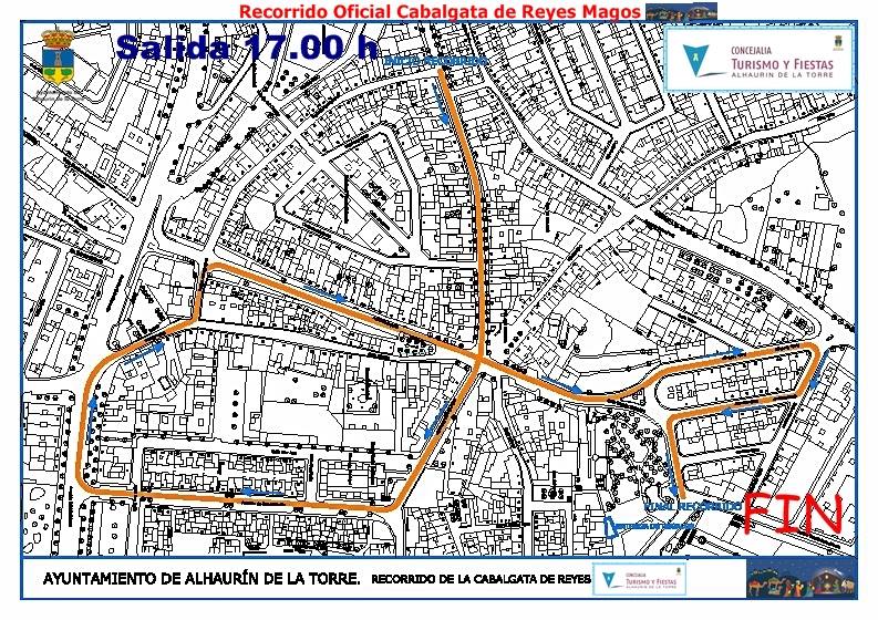 itinerario de la Cabalgata de Reyes 2019