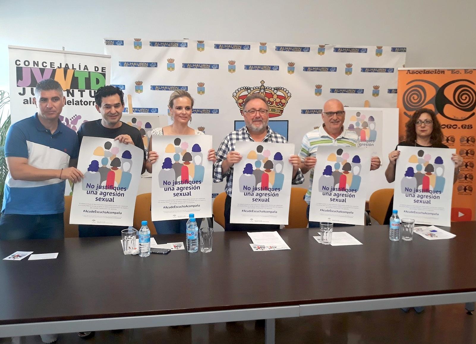 Campaña de sensibilización contra la violencia sexual