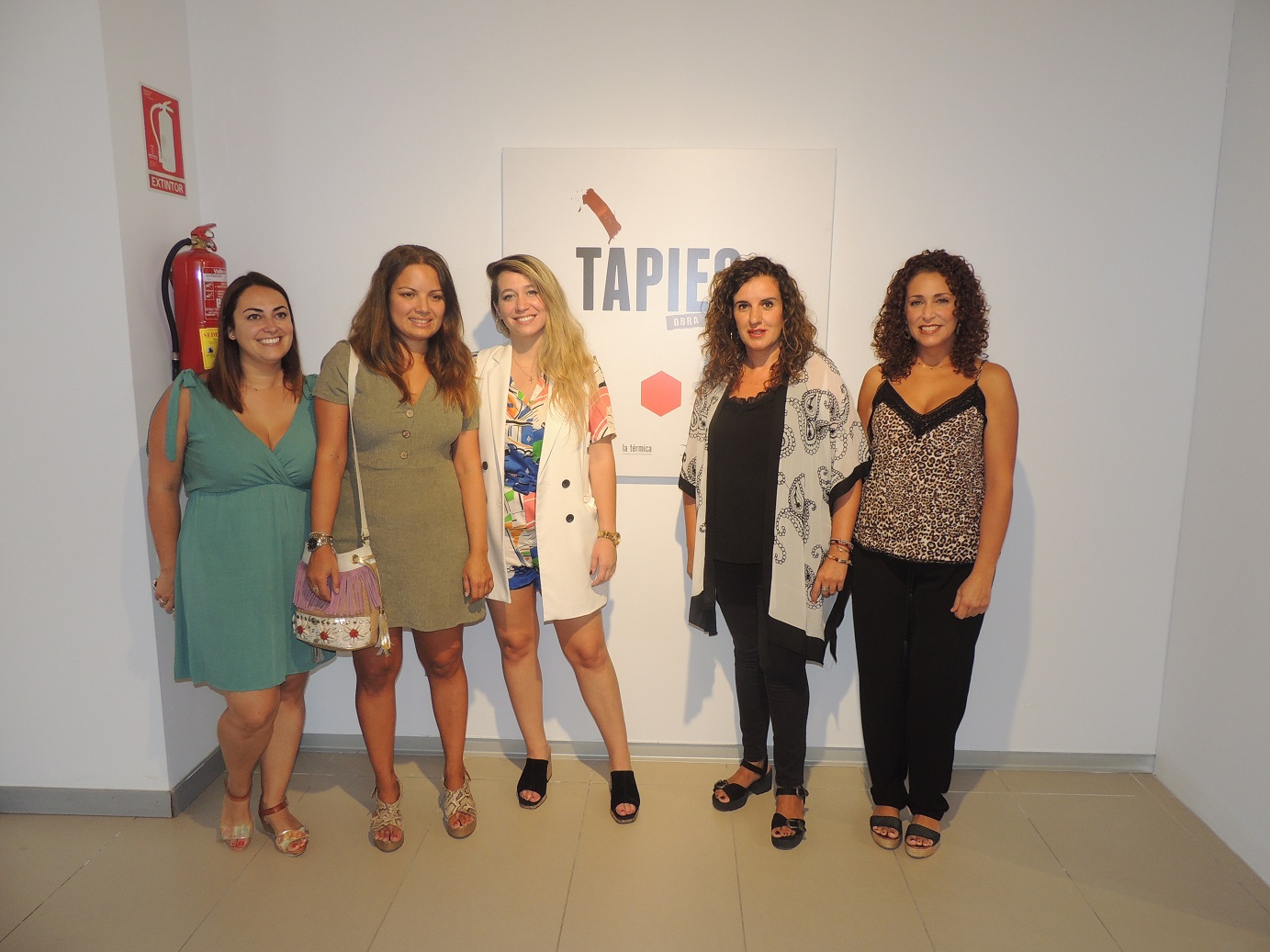 Inauguración de la exposición dedicada a Antoni Tàpies