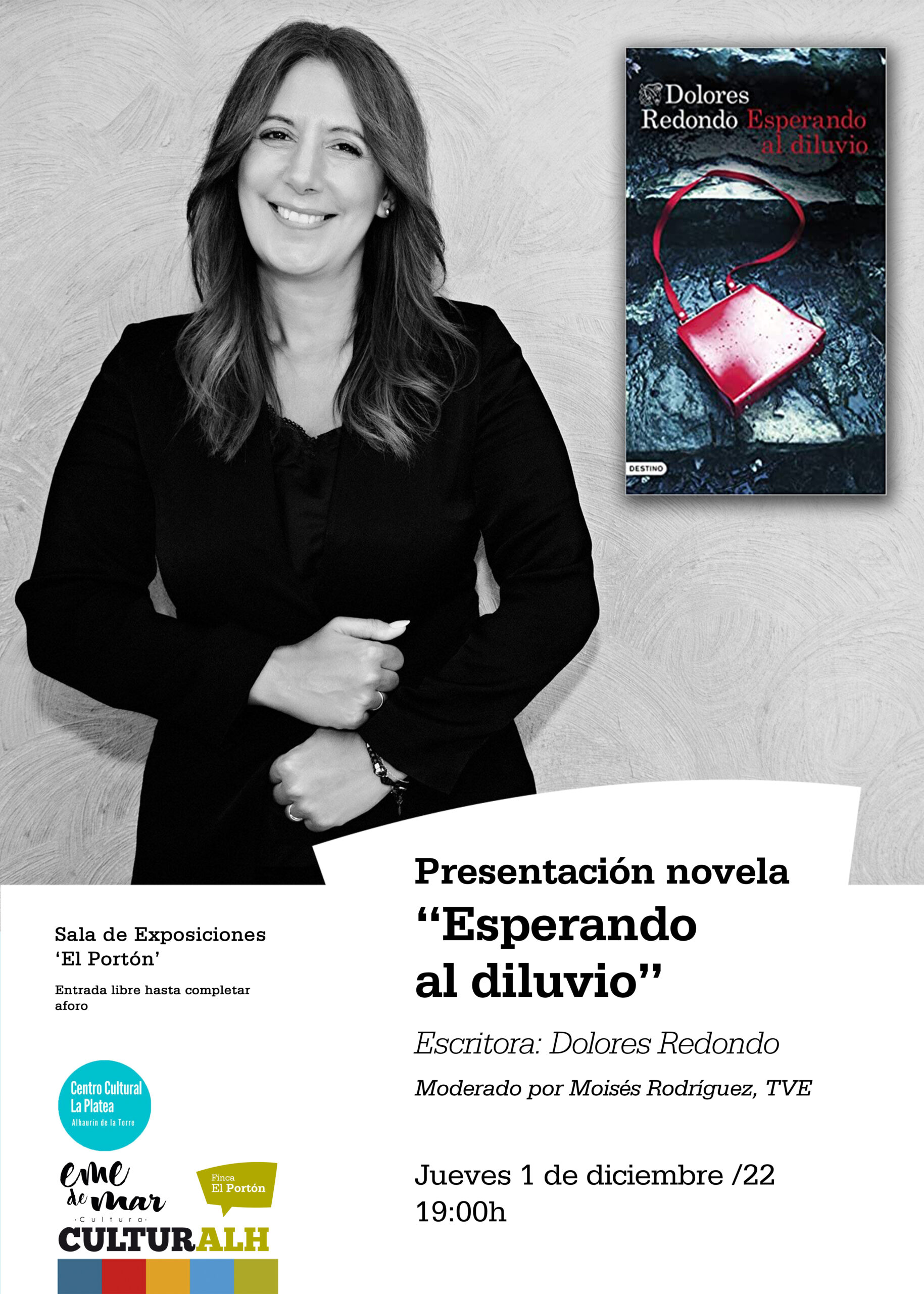 Encuentro con Dolores Redondo: presentación de la novela 'Esperando al  diluvio' - Ayuntamiento de Alhaurín de la Torre